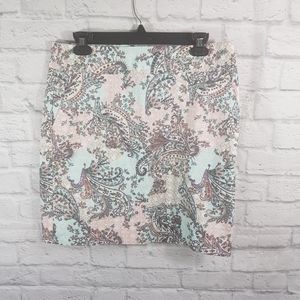 Talbots NWT Paisley Print Skirt